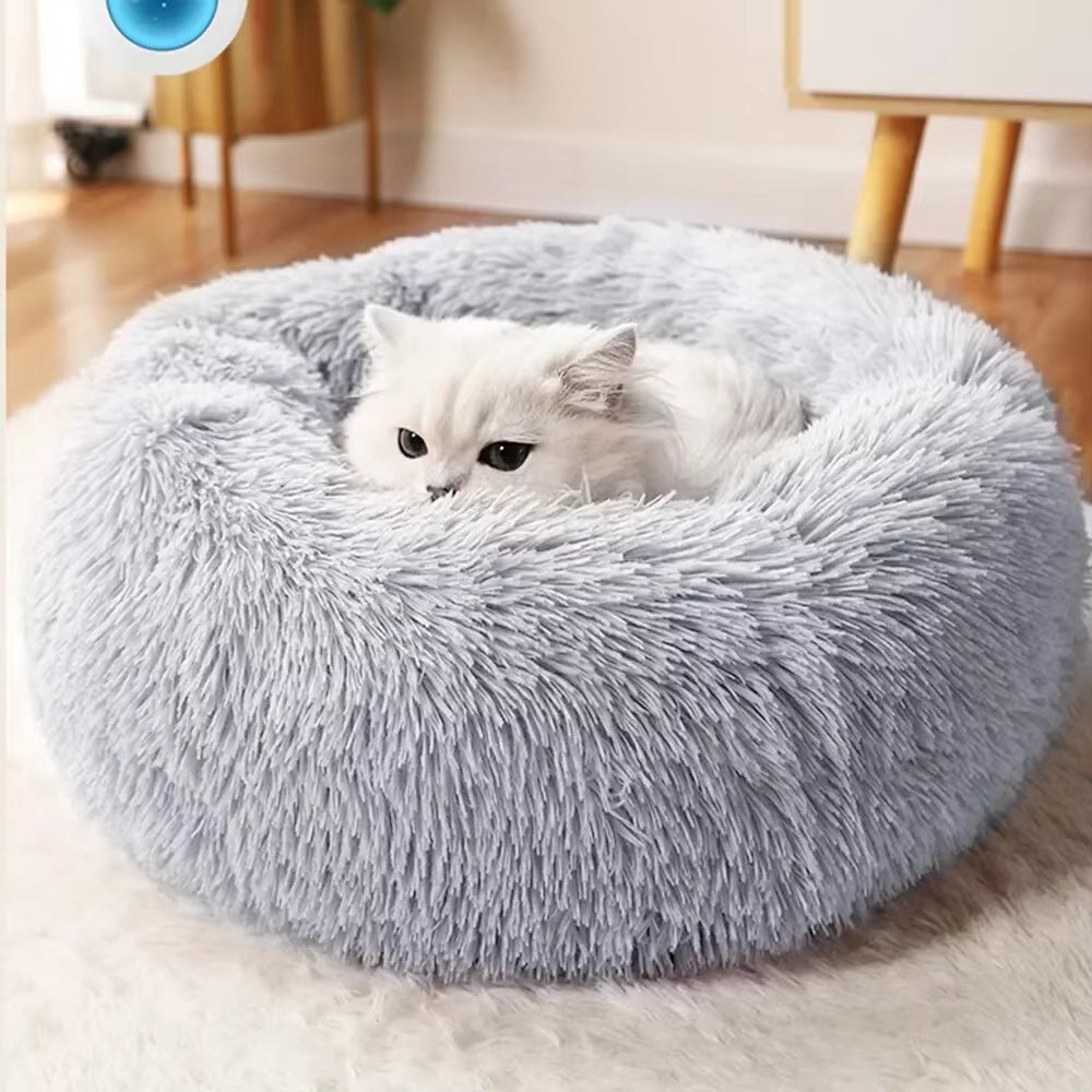 Cozy Plush Cat Bed: The Ultimate Warm Nest for Your Feline Friend