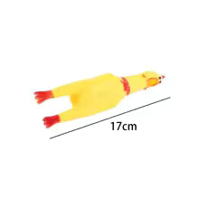 Squeaky Rubber Chicken Dog Toy – Funny Chew Toy for Pets