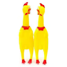 Squeaky Rubber Chicken Dog Toy – Funny Chew Toy for Pets