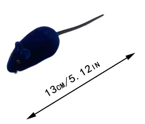 Sound Rubber Mouse Cat Toy – Interactive Simulation Mouse for Kittens & Cats – Durable Bite-Resistant Pet Toy