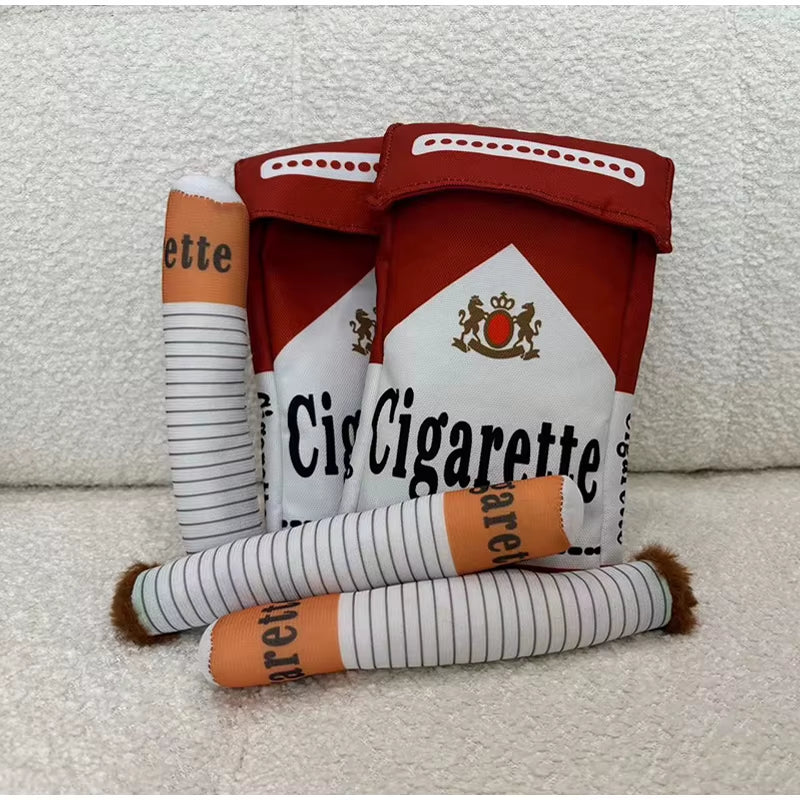 Get Your Pup Chewing with Our Hilarious Plush Cigarette Doll Toy – The Perfect Anti-Bite Buddy!