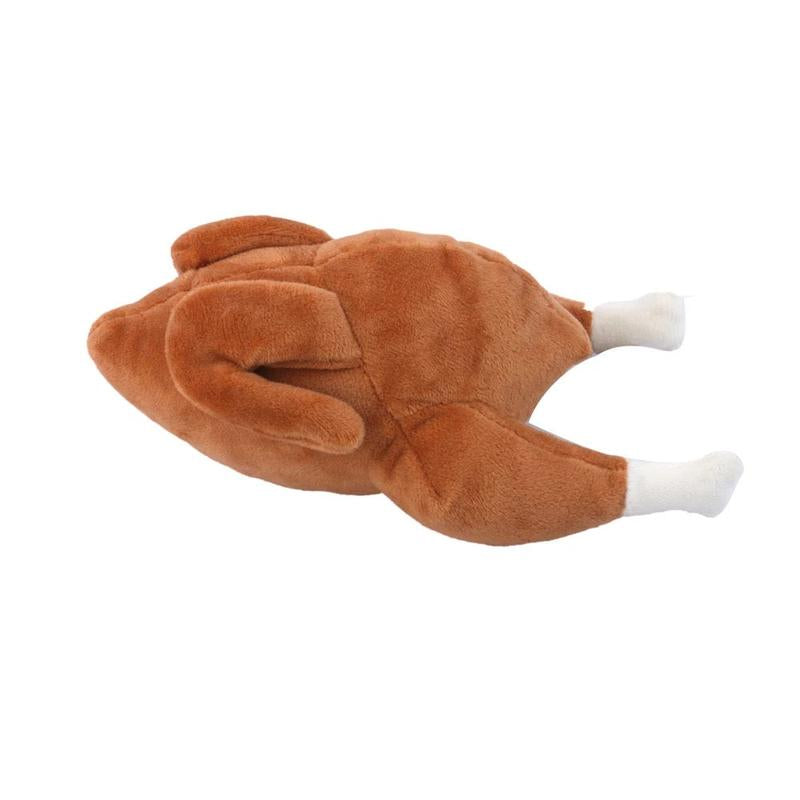 Thanksgiving Fun Awaits with Our Squeaky Plush Turkey Dog Toy for Playful Pups!
