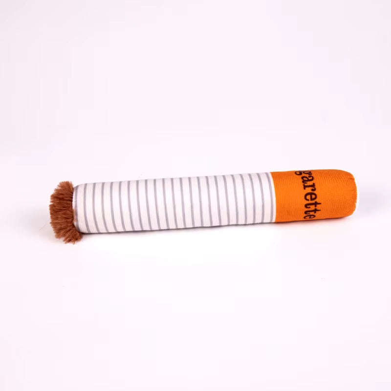 Get Your Pup Chewing with Our Hilarious Plush Cigarette Doll Toy – The Perfect Anti-Bite Buddy!