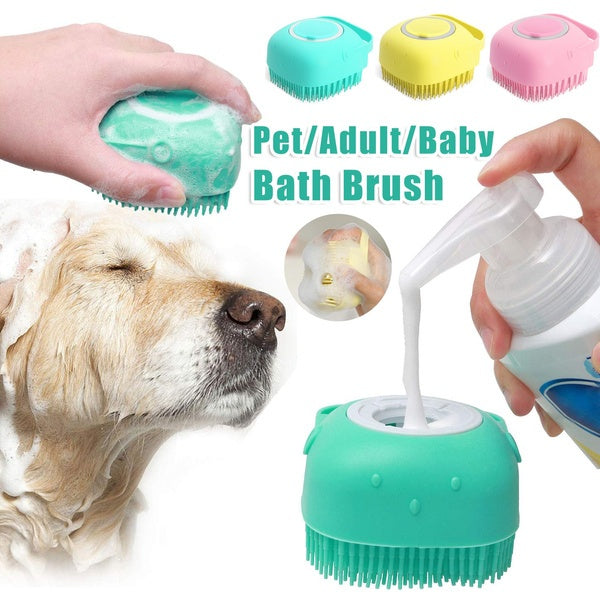 Silicone Dog Bath & Massage Gloves – Pet Grooming, Deshedding & Cleaning Tool for Dogs and Cats