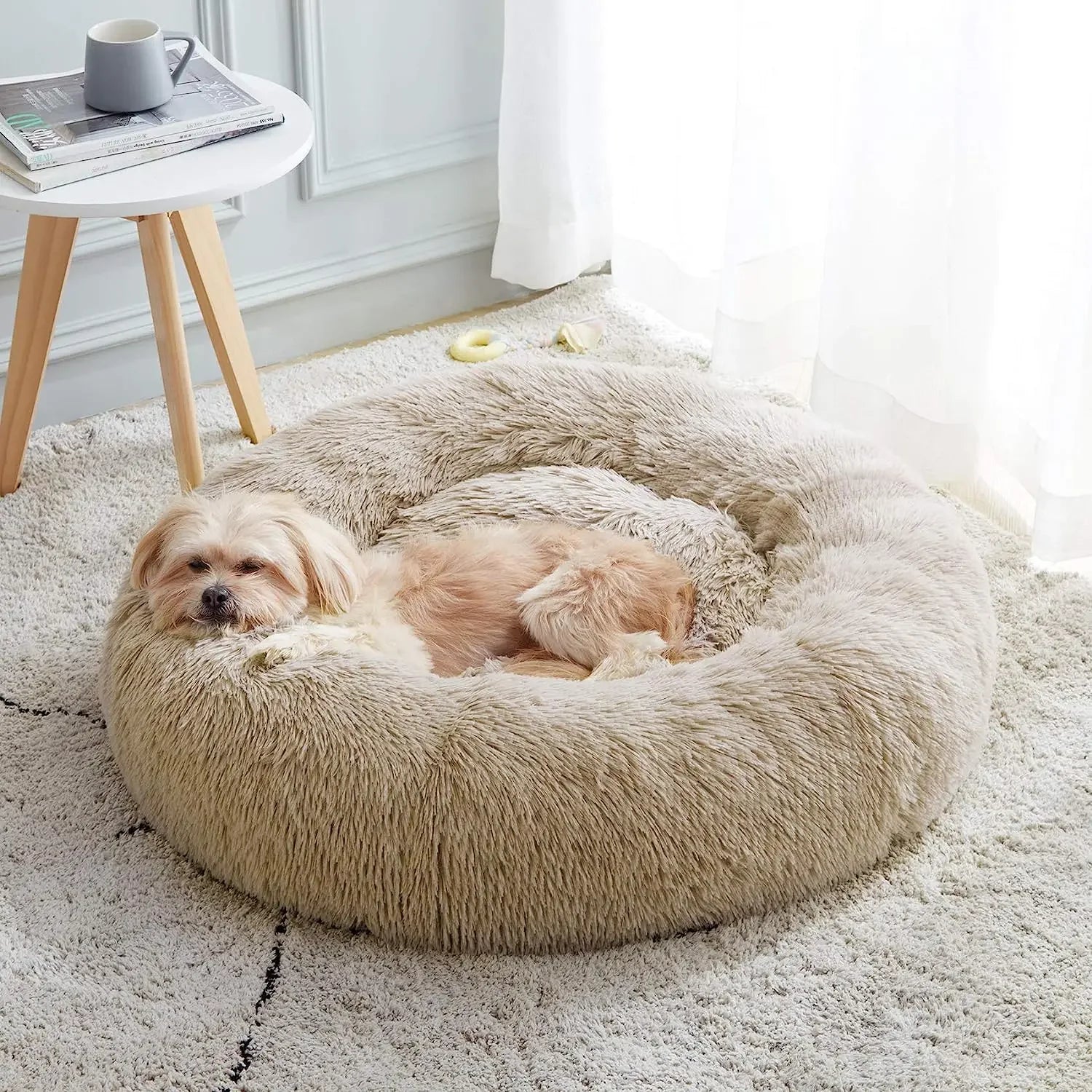 Cozy Plush Cat Bed: The Ultimate Warm Nest for Your Feline Friend