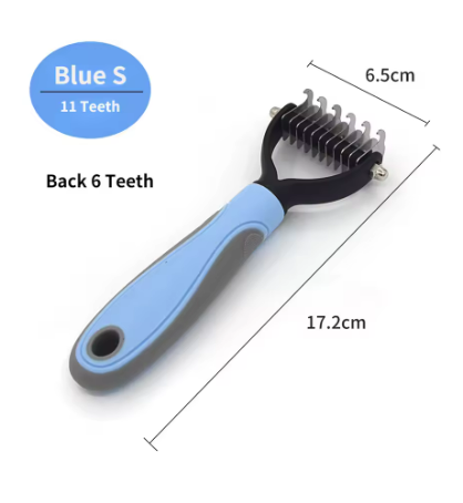Professional Dog & Cat Grooming Brush for Short-Haired Pets