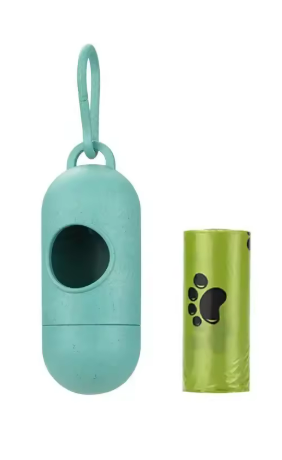 Dog Poop Bag Dispenser Set – Waste Bag Holder with Biodegradable Pet Waste Bags – Travel & Outdoor Dog Supplies