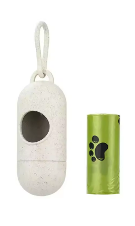 Dog Poop Bag Dispenser Set – Waste Bag Holder with Biodegradable Pet Waste Bags – Travel & Outdoor Dog Supplies