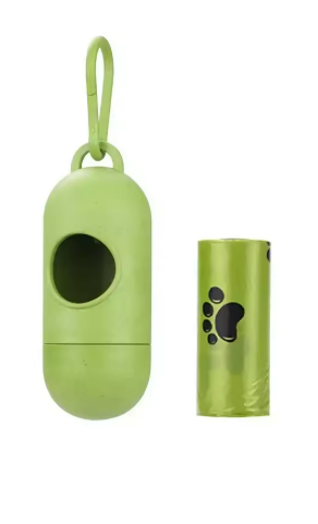 Dog Poop Bag Dispenser Set – Waste Bag Holder with Biodegradable Pet Waste Bags – Travel & Outdoor Dog Supplies