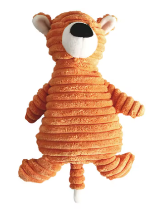 Plush Bear Dog Toy with Squeaker – Durable Bite-Resistant Cord Fabric – Soft Chew Toy for Puppies, Small & Large Dogs – Interactive Training & Play Pet Accessory