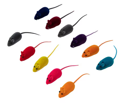 Sound Rubber Mouse Cat Toy – Interactive Simulation Mouse for Kittens & Cats – Durable Bite-Resistant Pet Toy