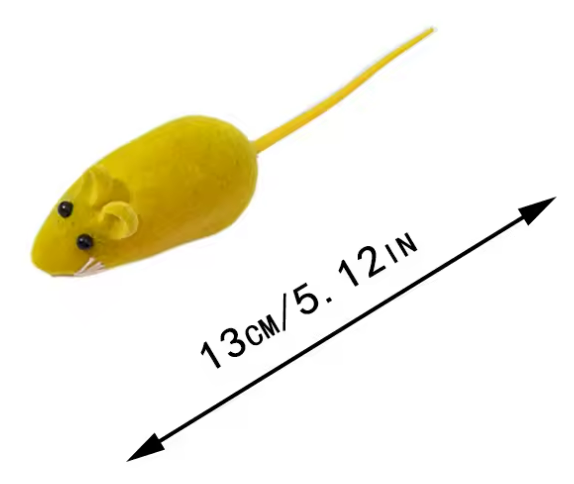 Sound Rubber Mouse Cat Toy – Interactive Simulation Mouse for Kittens & Cats – Durable Bite-Resistant Pet Toy