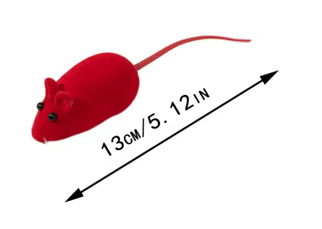 Sound Rubber Mouse Cat Toy – Interactive Simulation Mouse for Kittens & Cats – Durable Bite-Resistant Pet Toy