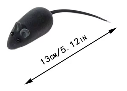 Sound Rubber Mouse Cat Toy – Interactive Simulation Mouse for Kittens & Cats – Durable Bite-Resistant Pet Toy