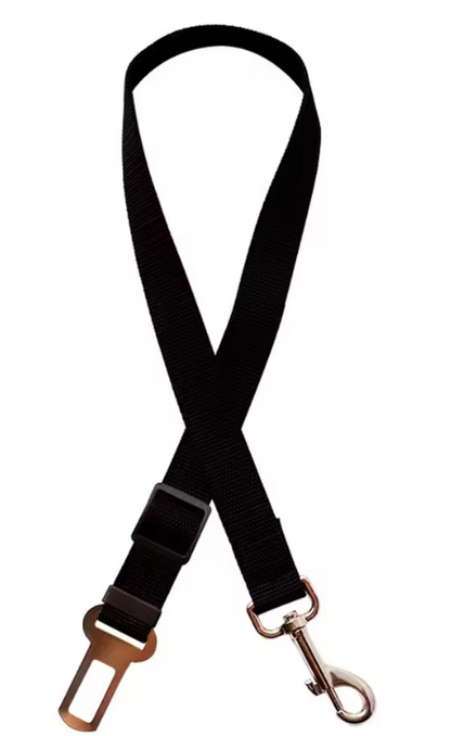 Adjustable Dog Car Seat Belt – Reflective Nylon Safety Harness with Shock-Absorbing Elastic – Travel Pet Accessory for Dogs