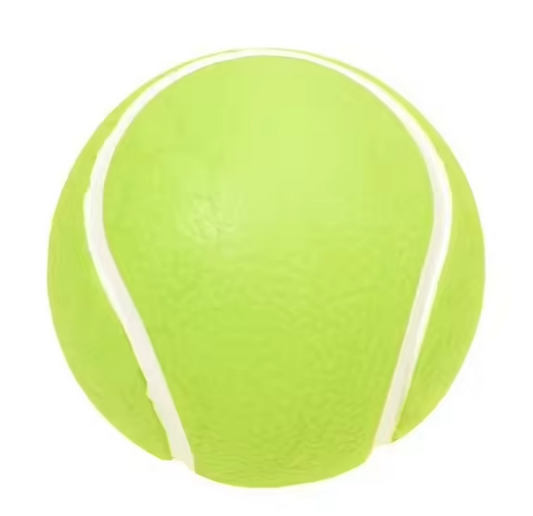 Interactive Dog Toy Ball – Soft TPR Squeaky Chew Toy for Small Dogs – Bite-Resistant Pet Toy for Teeth Cleaning & Play