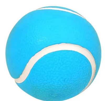 Interactive Dog Toy Ball – Soft TPR Squeaky Chew Toy for Small Dogs – Bite-Resistant Pet Toy for Teeth Cleaning & Play