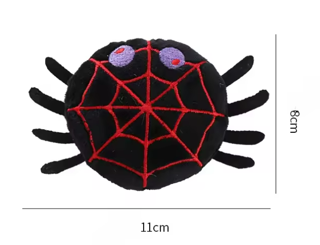 Halloween Catnip Toy for Cats – Bat & Spider Shape – Durable Interactive Chew & Tease Toy for Kittens & Cats – Teeth Grinding & Play