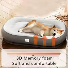 Soft Dog Bed – Cozy Pet Bed for Small & Large Dogs, Cats & Puppies