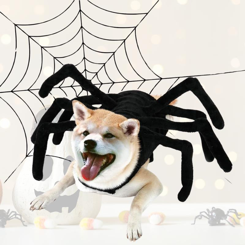 Transform Your Pet into a Halloween Star with WEKKOPET Spider Condiment Shirts - Perfect for Dogs and Cats of All Sizes!