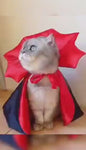 Funny Halloween Pet Costume – Vampire Cape for Dogs & Cats – Small Dog & Puppy Cosplay Outfit